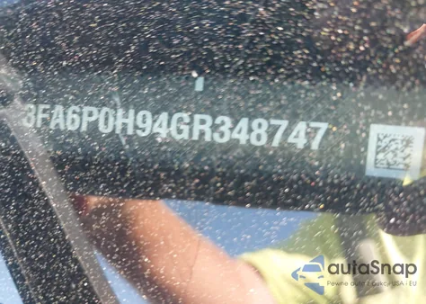 2016 Ford Fusion Se z USA, uszkodzony, nr VIN 3FA6P0H94GR348747